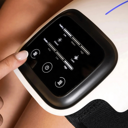 KneeRenew™ – 4‑in‑1 Knee Therapy: Heat, Red Light, Vibration & Compression