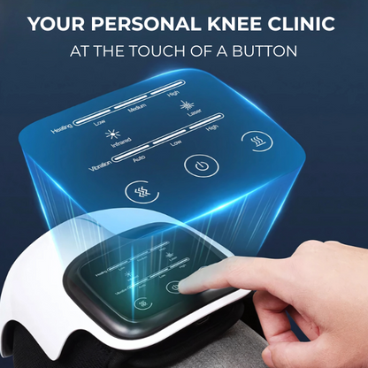 KneeRenew™ – 4‑in‑1 Knee Therapy: Heat, Red Light, Vibration & Compression